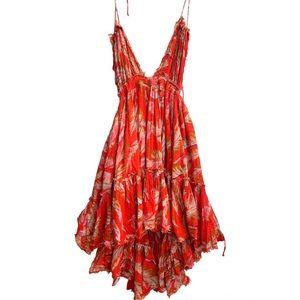 Free People 100 Degree Mini Halter Dress - Medium
